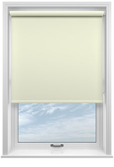 Trinity (Blackout), Ivory - Twist&Fit Roller Blind